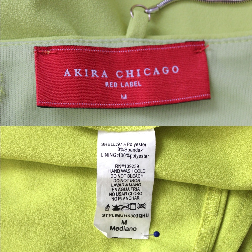 Akira Chicago Peplum Crop Top for Clubbing Sz M - Picture 8 of 8